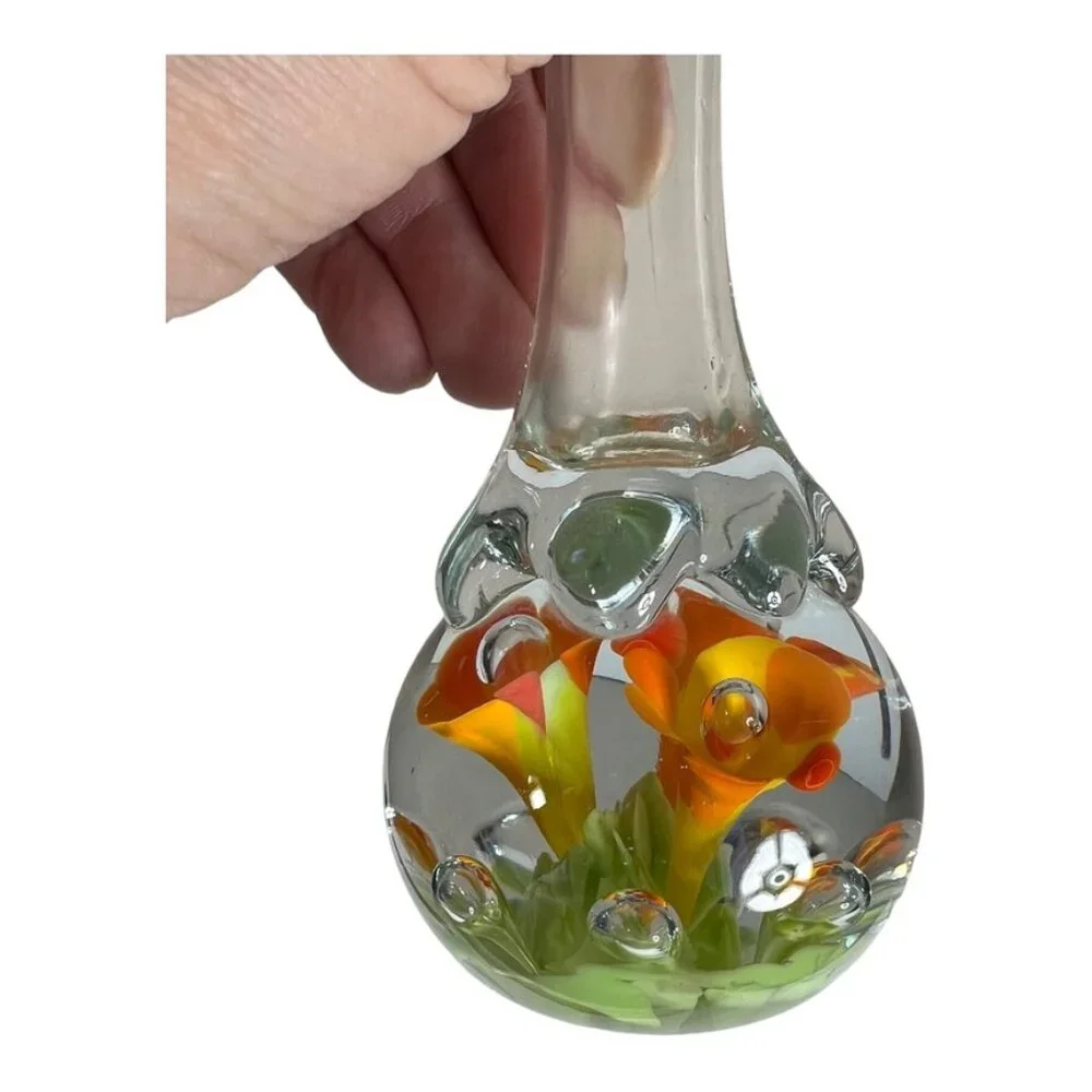 Blown Glass‎ Flower Vase